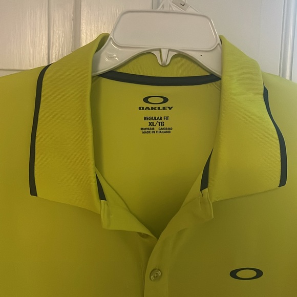 Yellow Oakley Dry Fit Polo - Picture 2 of 3